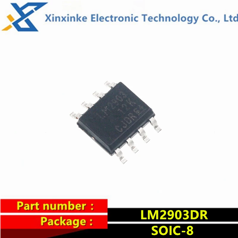 20PCS LM2903DR LM2903 LM2903D SOIC-8 Voltage Comparator Chip SMD IC