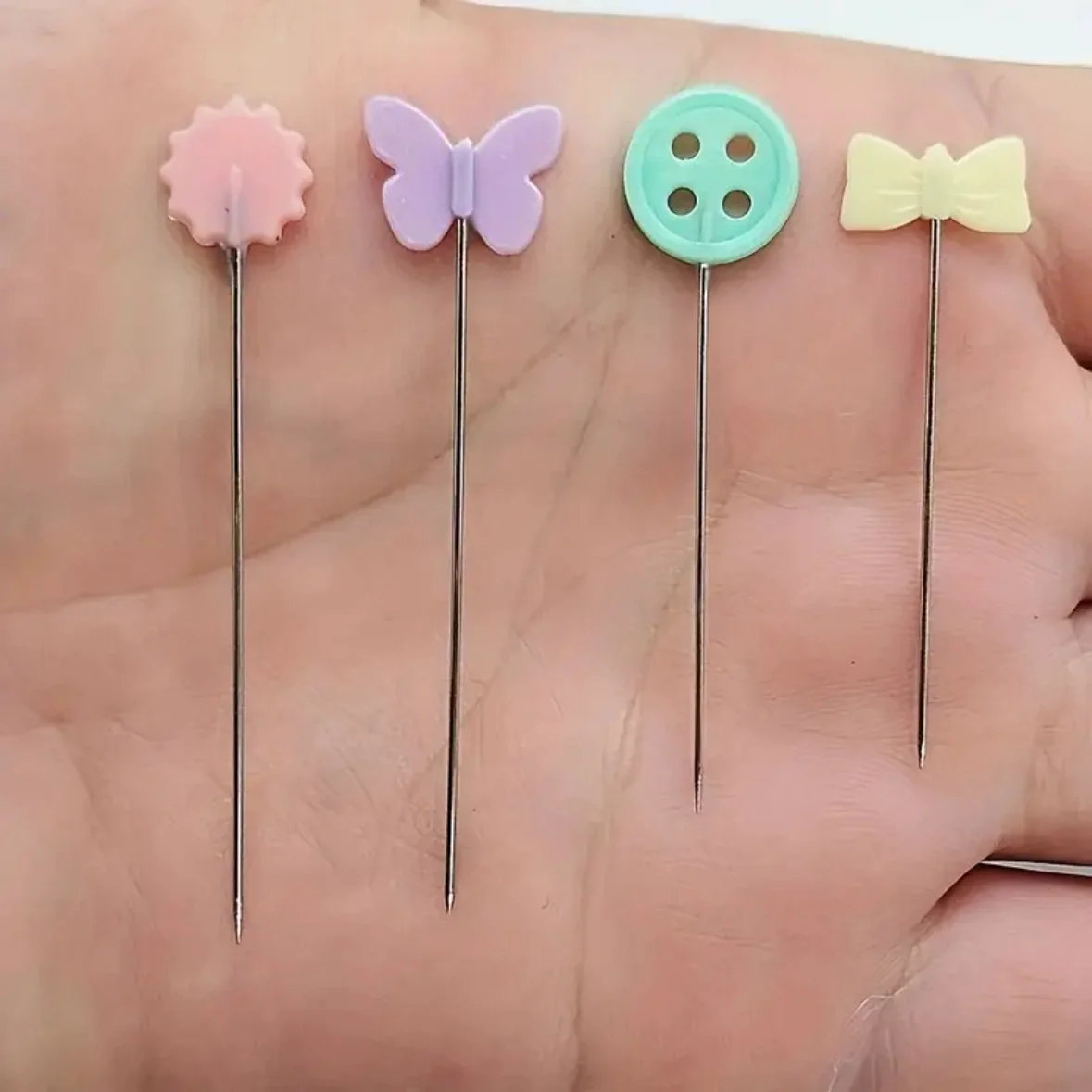 50/100 Stück Nähnadeln für Stickerei, Patchwork, Quilting-Werkzeug, Fixiernadel für Knöpfe, Nadel zur Positionierung beim Nähen, DIY-Zubehör – Detail 6
