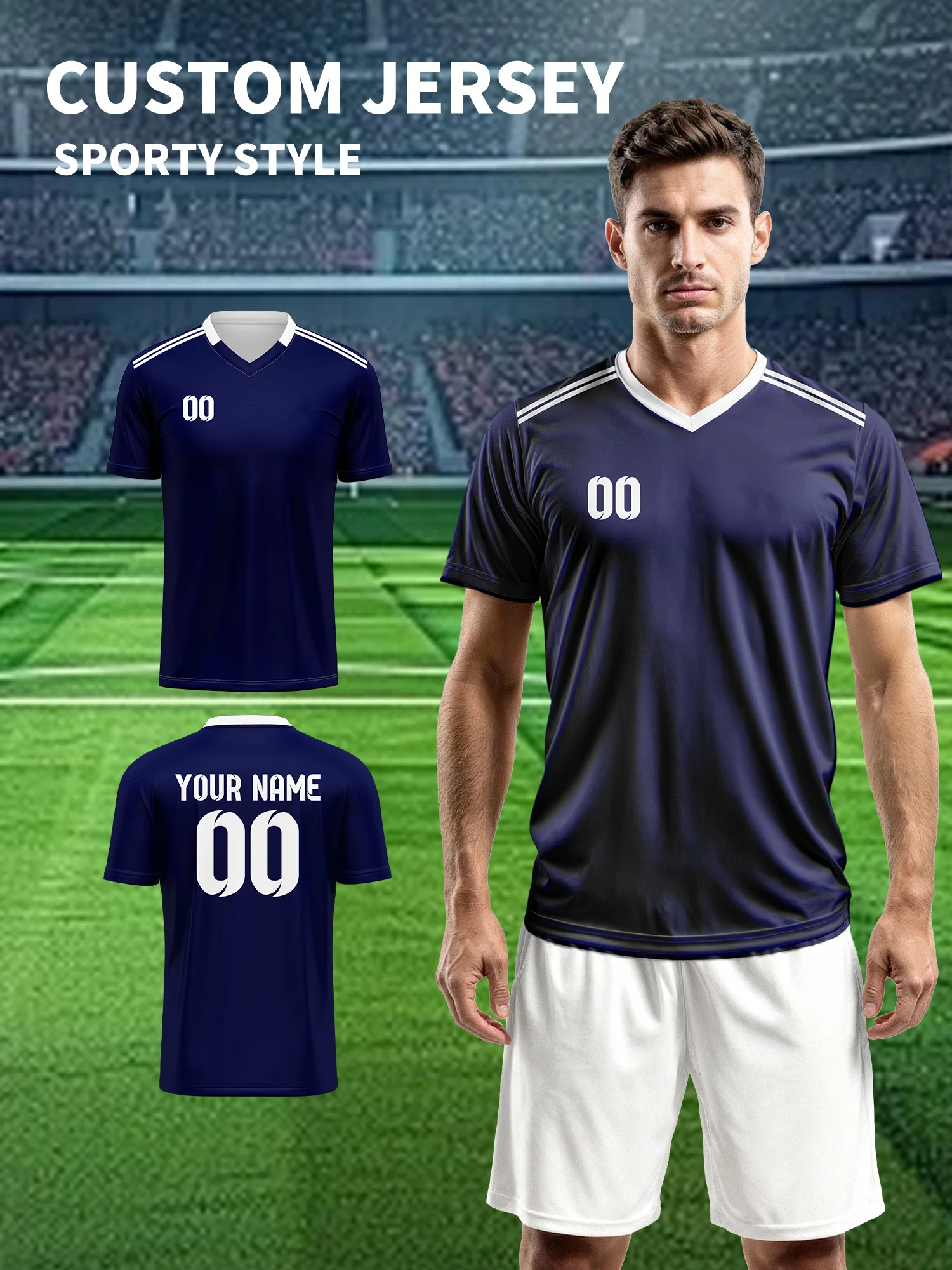 : Roupas de futebol personalizadas