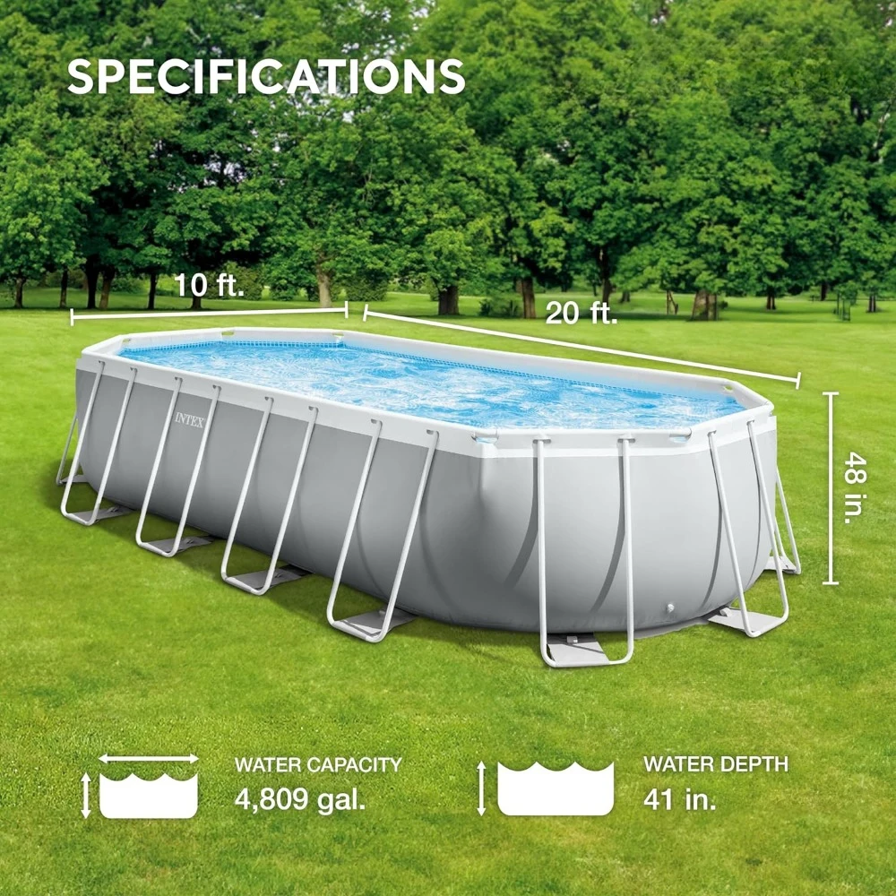 Frame Oval Above Ground 20' x 10' x 48