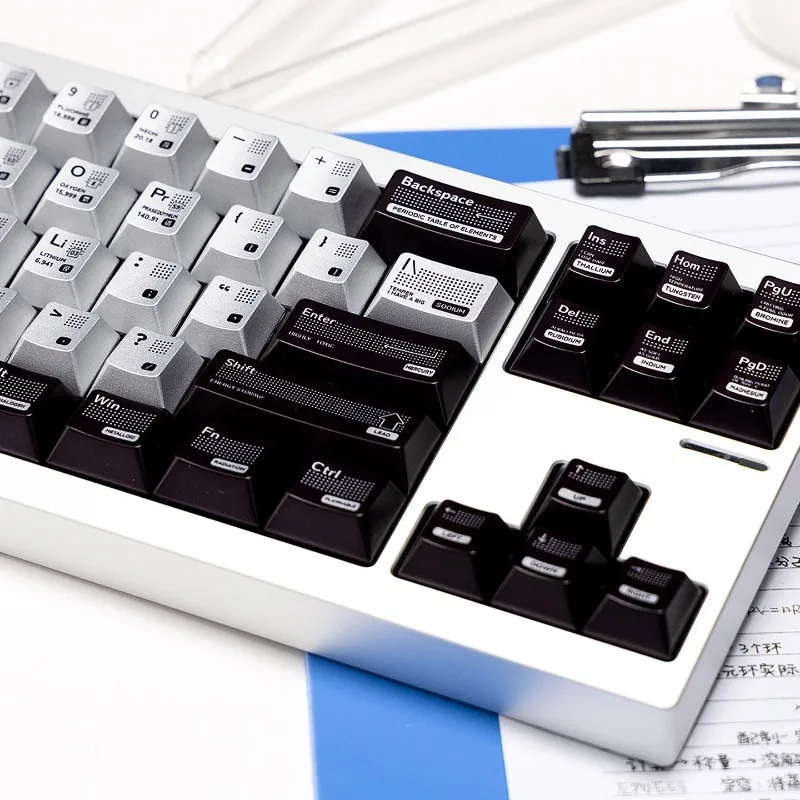 Metallic Paint Quality Theme Keycaps Set Customized PBT Sublimation Cherry Profile Keyboard Cap Mechanical Keyboard Accessories