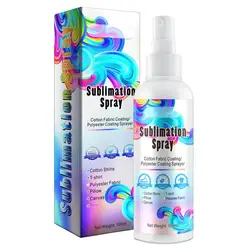 100ML Sublimation Spray For Cotton Shirts Sublimation Coating Spray All Fabric Including Polyester Carton Quick Drying Anti Fade