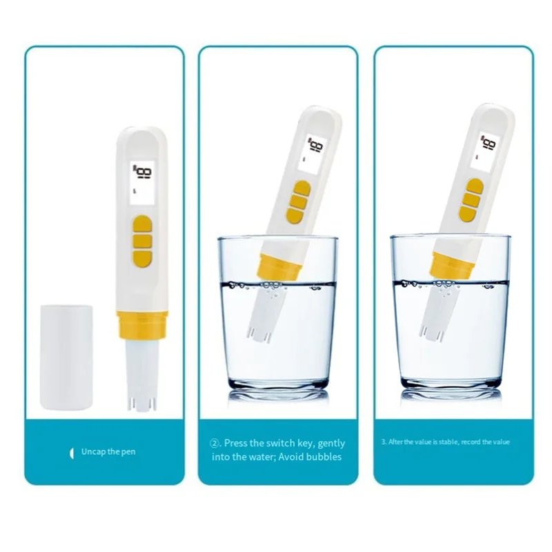 

ABWZ-Drinking Water Quality Analyzer Water Temperature Test Instrument Three-Button For Water Purifier RO Machine