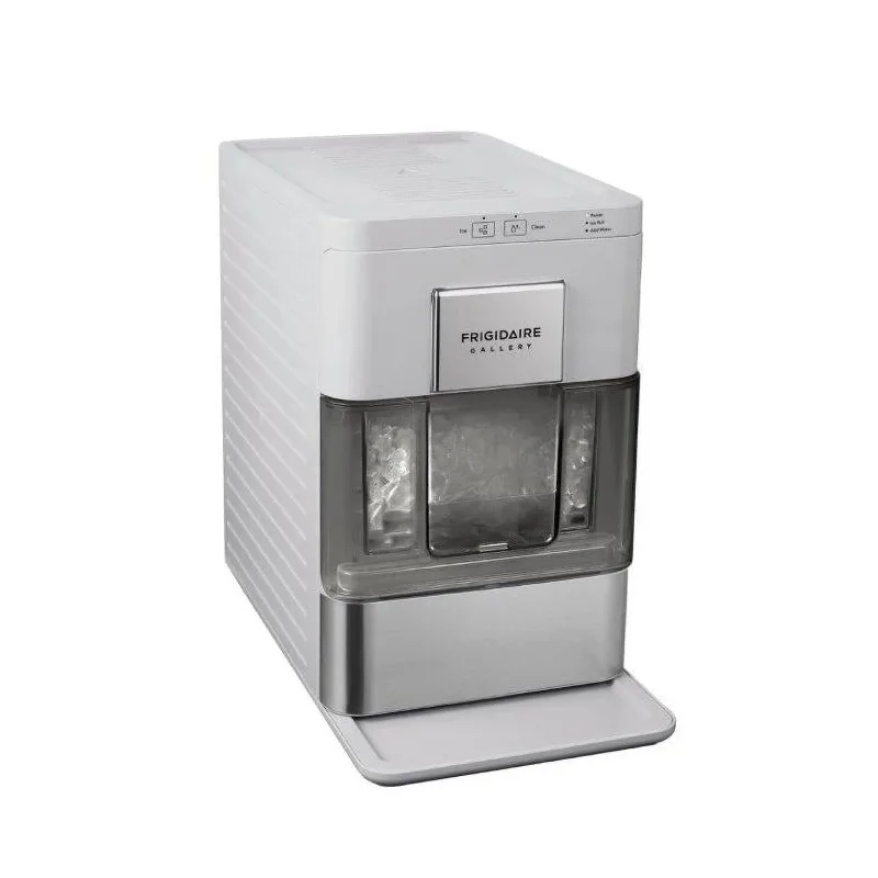 معرض فريجيدير 44 رطلاً. صانعة الثلج Nugget بشاشة تعمل باللمس - لهجة من الفولاذ المقاوم للصدأ، EFIC256، رمادي