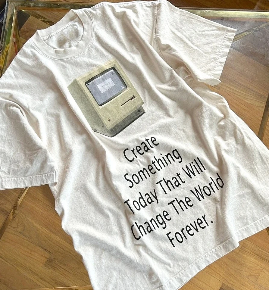 تي شيرت American Retro Game Console Series للرجال والنساء من القطن الخالص بأكمام قصيرة مع ملمس راقي للشارع المتخصص #6