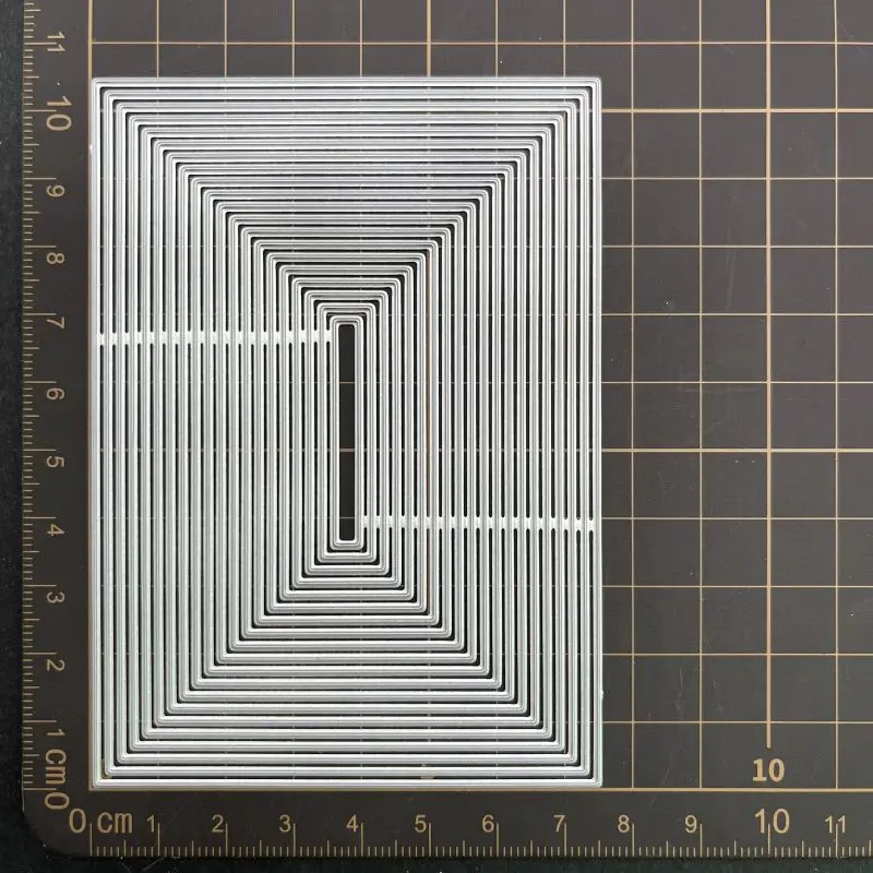9 Soorten Vorm Van Geometrie Metalen Stansmessen Stencils Voor Diy Scrapbooking Decoratieve Embossing Handwerk Stansen Template