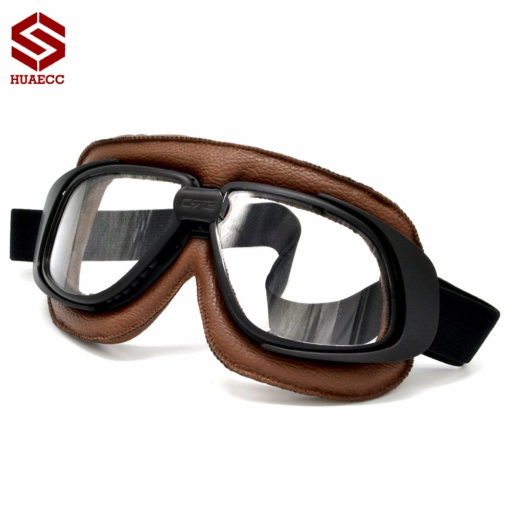 2025 Vintage Motorcycle Bike Scooter ATV Pit Dirt Biker Cruiser Goggles Helmet Glasses 5 Color Option