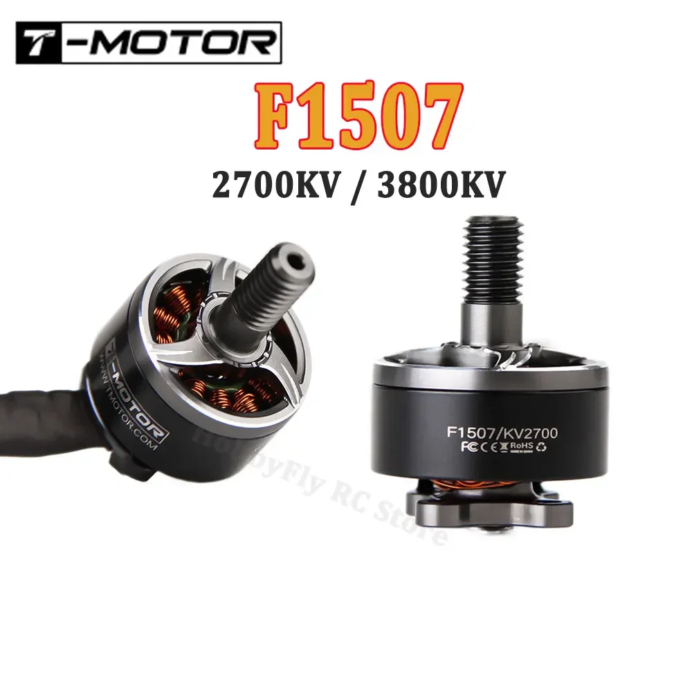 T-Motor F1507 1507 2700KV 3-6S / 3800KV 3-4S Brushless Motor for Cinewhoop RC Drone FPV Racing CineWhoop BetaFPV