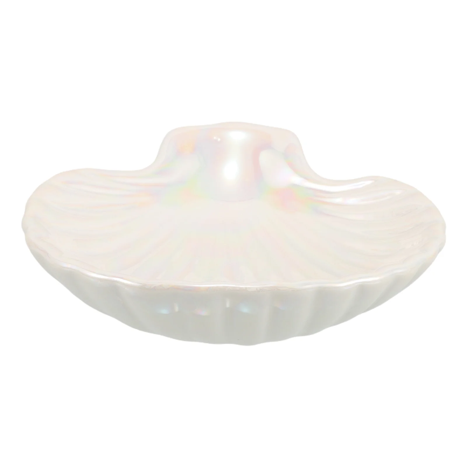 

Керамическая форма ракушки, блюдо для ювелирных изделий, декоративная тарелка для безделушек, небольшой поднос для ювелирных изделий, колец для организации сережек, ожерелий