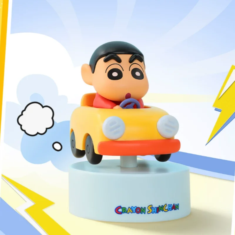 

Genuine Crayon Shinchan Let'S Go Together Series Blind Box Aromatherapy Ornaments Trendy Collectible Figurines Room Decorations