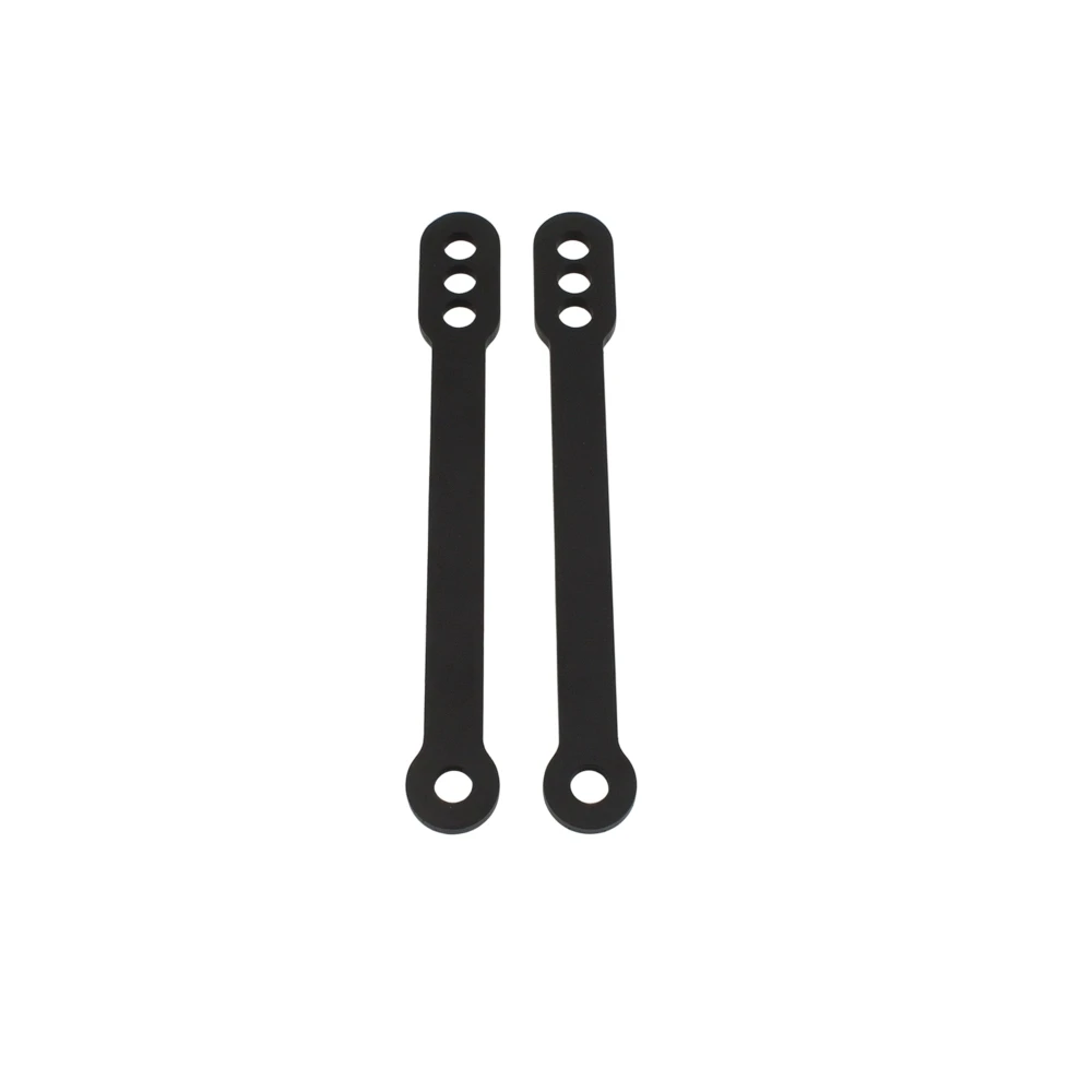 Motorcycle Rear Lowering Dog Bone Links Kit 2.0‑4.0in For Kawasaki ZX6R 1998‑2004 ZZR600 ZX9R ZX12R Black