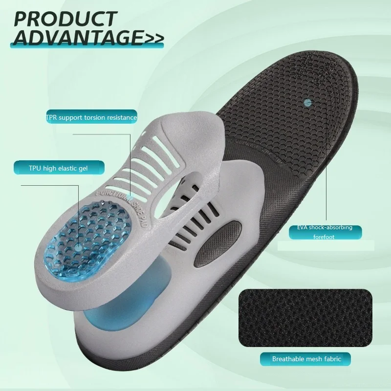 Plantillas ortopédicas para zapatos, almohadilla de soporte ortopédico para arco, suela plana para la salud del pie, fascitis Plantar, pies XDIANr02, 1 par