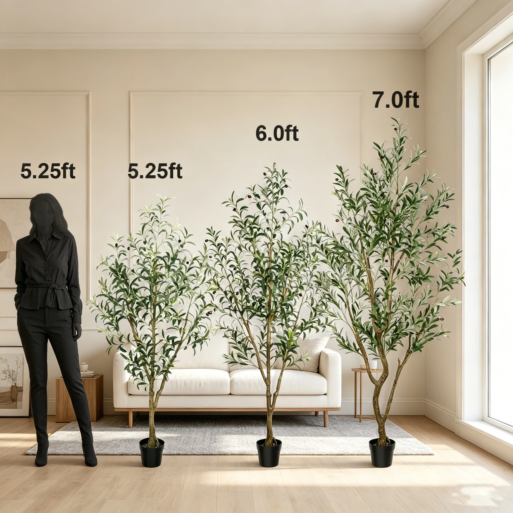 Olivos Artificiales para Inter - Dracaena Marginata reseña y precio
