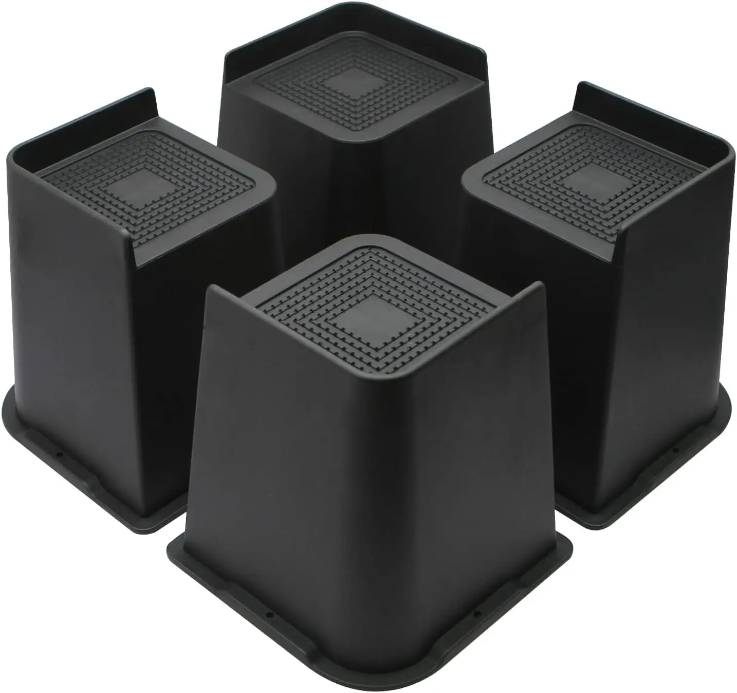 

Bed Risers 6 H, Oversized Furniture Risers, Heavy-Duty Support Up To 6000 Lbs, Lift 6 H For Couch, Sofa, Table,Chair (Bla 4