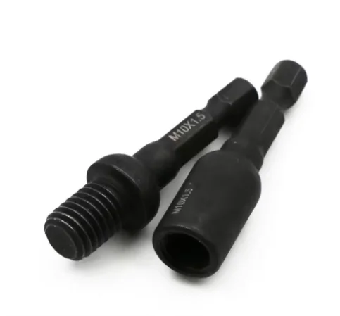 3/6PCS Self-Tapping Socket Adapter Set 1/4 Inch Hex Shank for 6/8/10mm Insert Nuts 1/4 5/16 Hanger Bolt Power Drill Accessory Se