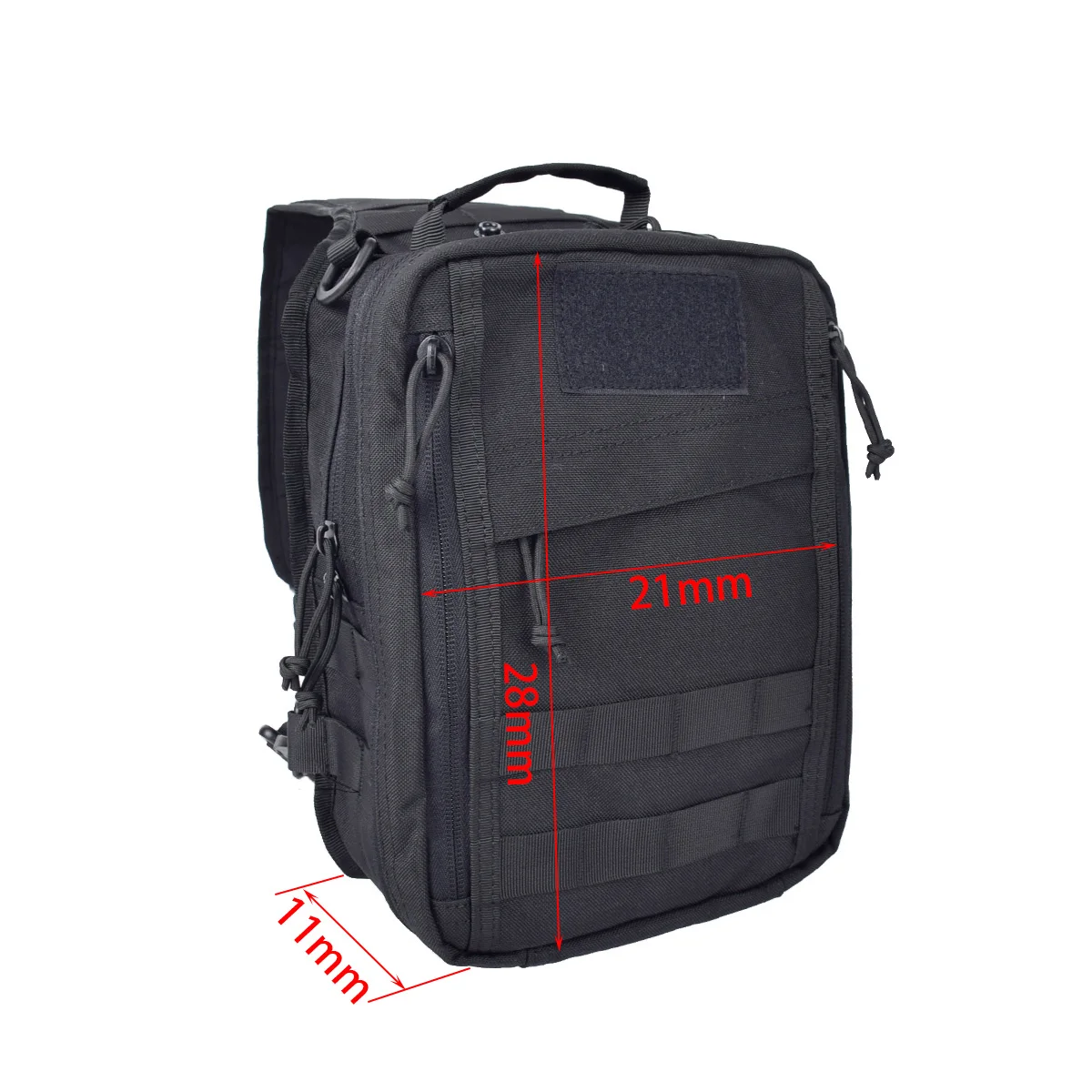 Tactical Molle Shoulder Gun Bag Handgun Holster Pistol Holder Case Hunting EDC Chest BackPack for Glock 1911 Taurus G2c