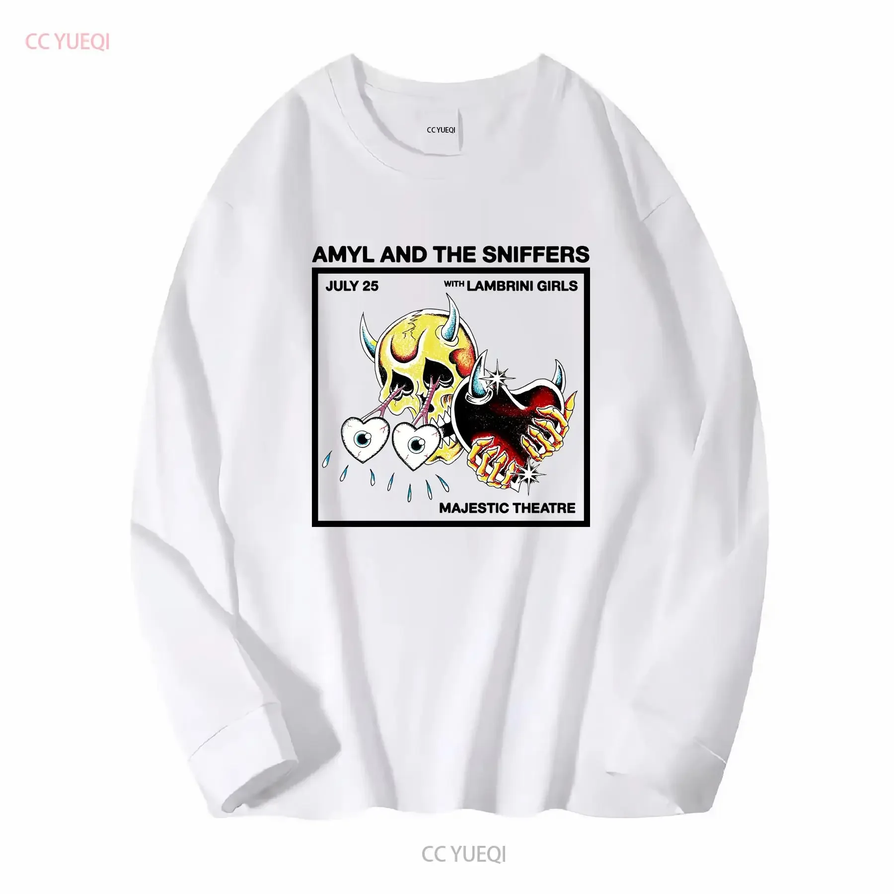 Amyl and the Sniffers Tour 2024  T Shirt Full Size S 5XL SE414 vintage Washed Slightly fashion Casual designer clothes
