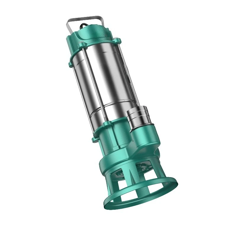High Flow Stainless Steel Submersible Sewage Pump For Garden Watering Industrial Site Water Accumulation Clearing Operations Use