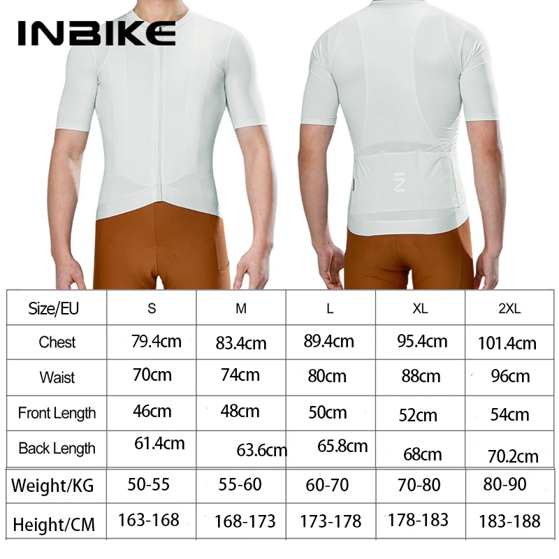 INBIKE Cycling Jersey Man Short Sleeve Summer Bicycle Top Clothes Bike Shirts MTB Jersey Men\'s Cycling Clothing with Pockets