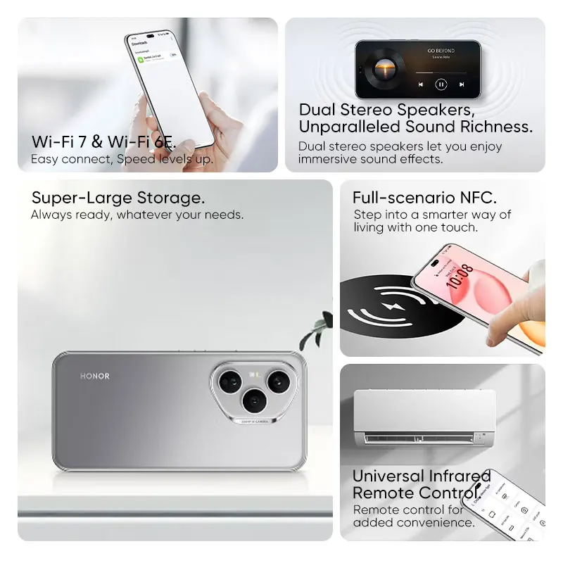 2025 Global Version HONOR 400 Pro 5G Smartphone Snapdragon 8 Gen 3 6.7'' AMOLED Display 200MP 100W Wired 50W Wireless IP68&IP69