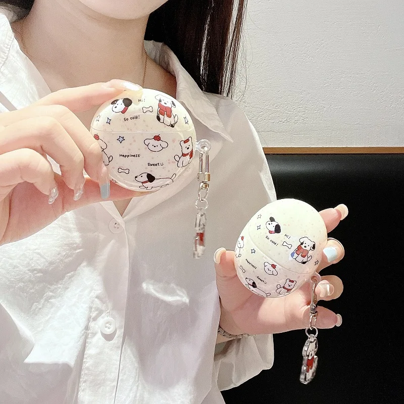 Korea Cute Puppy Protection Earphone Case for Huawei Freebuds 6i 5 5i Pro3 Pro4 FreeClip 4 4E Se3 Se2 IMD Earbuds Cover