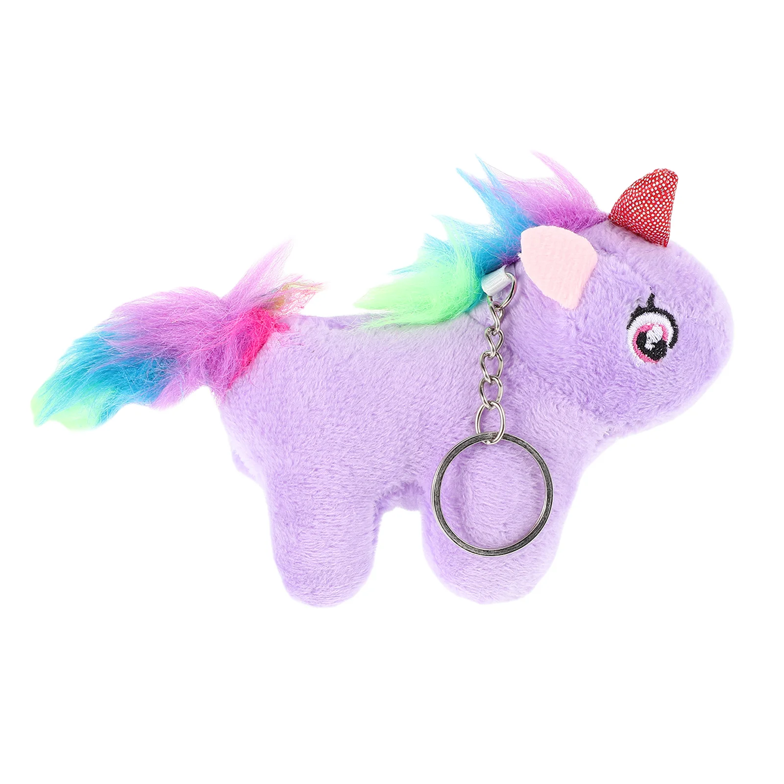 Unicorn Keychain Stuffed Animal Animals for Girls Keychains Plush Cute Keyring Charms Bags Child