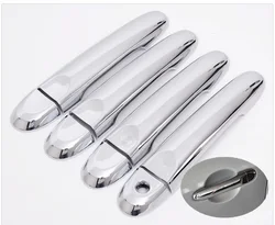 For Nissan Versa / Tiida / Almera 2012 2013 2014 Nissan March Micra  2010 - 2014 New Chrome Car Side Door Handle Cover Trim