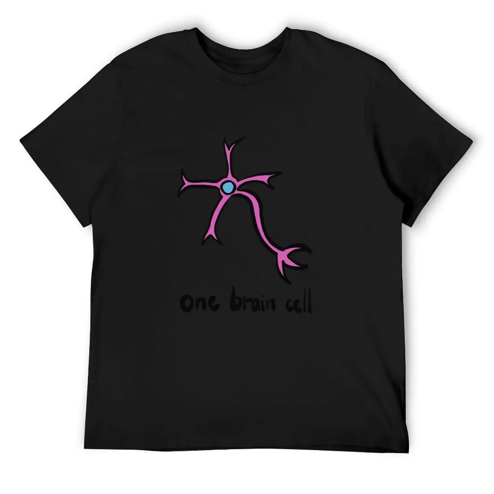 One Brain Cell T-Shirt funny costumes summer top heavy weight t shirts for men