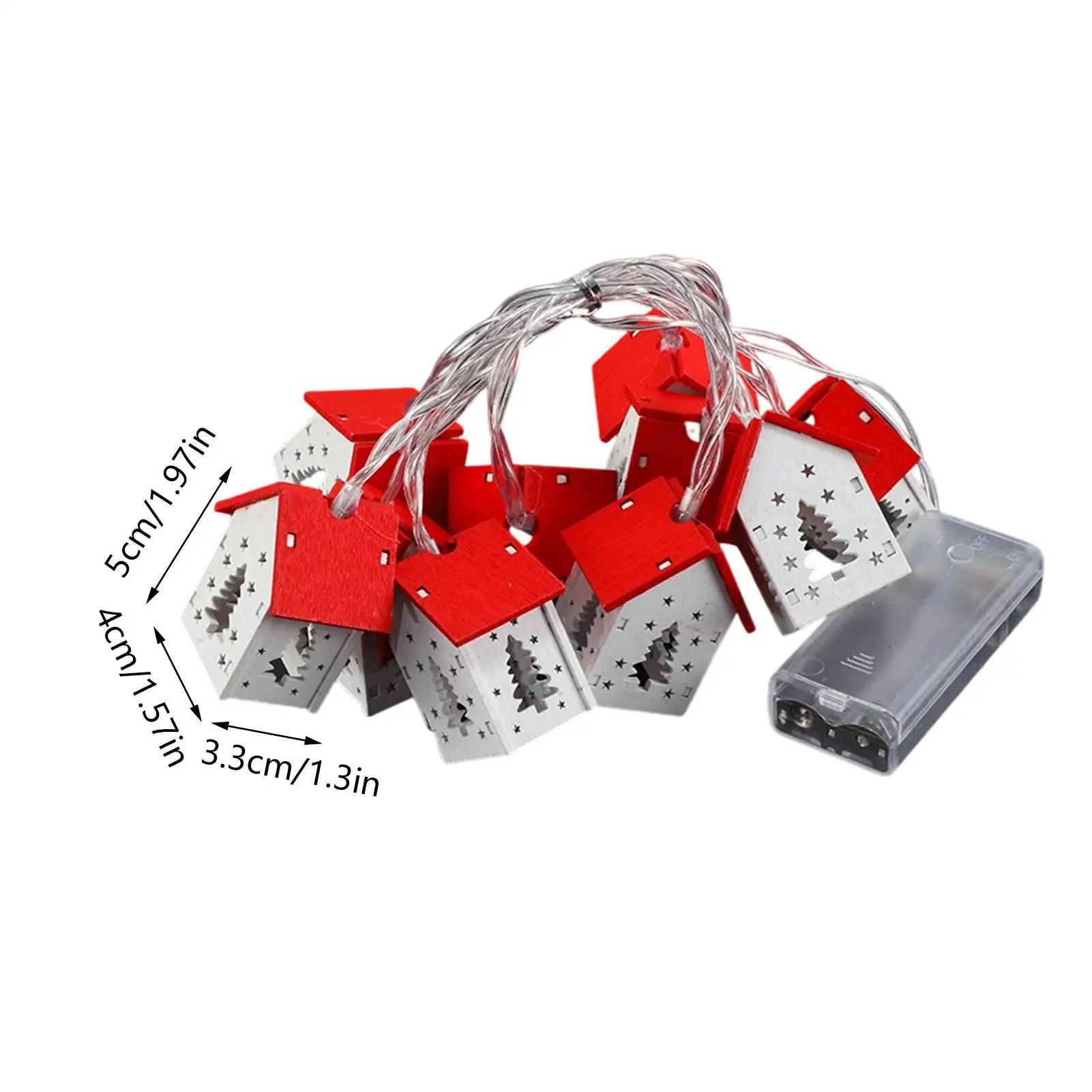 سلسلة أضواء عيد الميلاد على شكل منزل داخلي، ديكور موسمي، أضواء زينة للعطلات لمالك المنازل، مخططات الأحداث في الهواء الطلق #6