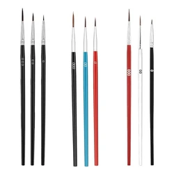 30 Pcs/Set Fine Paint Brush Set Small Liner Tip Paint Brushes Tiny Detail Paint Brushes with 3 Size #0 #00 #000 Dropship