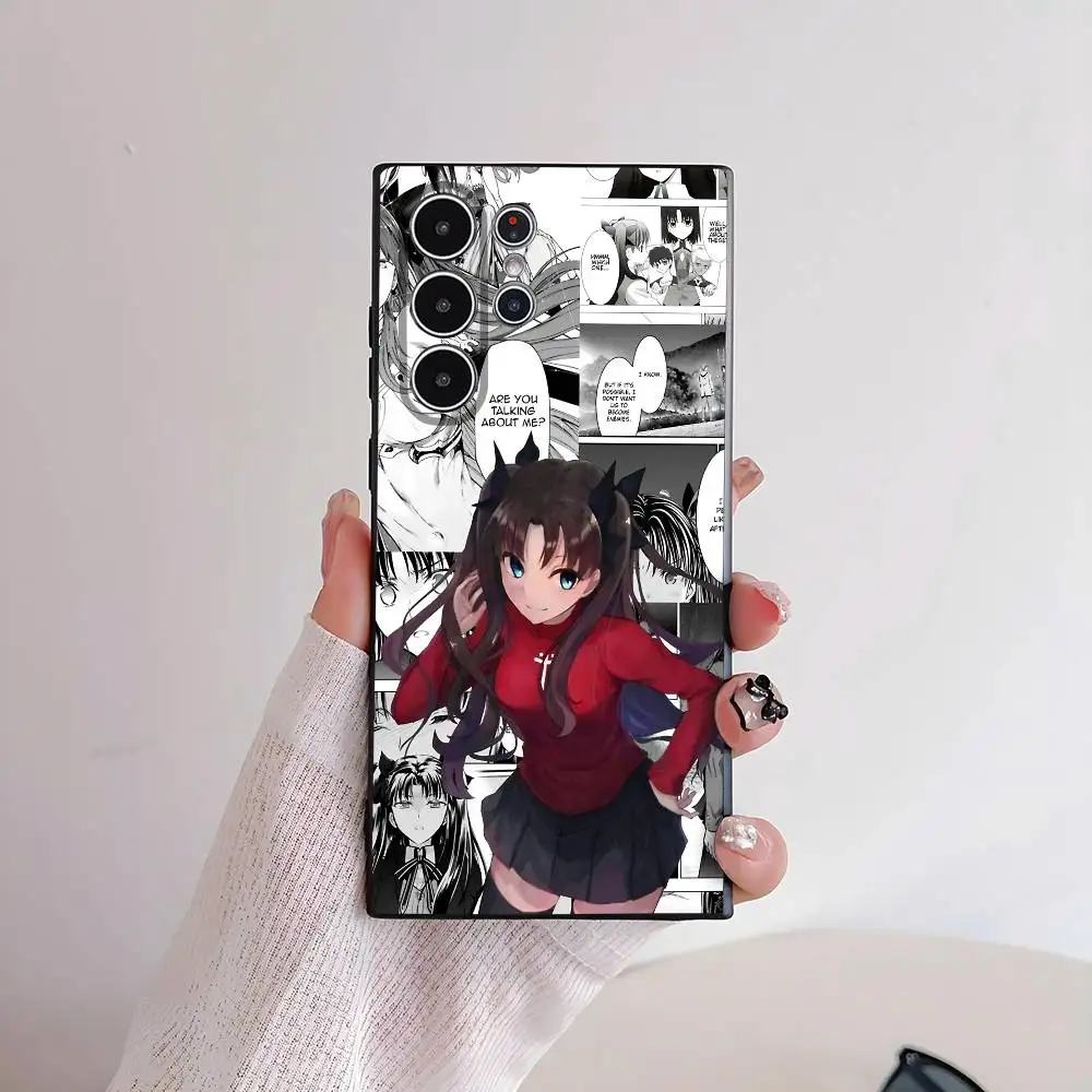 Anime Rin Tohsaka HandyhüLle FüR Samsung Galaxy S25 S24 S22 S23 Ultra S21 S20 Plus 5G
