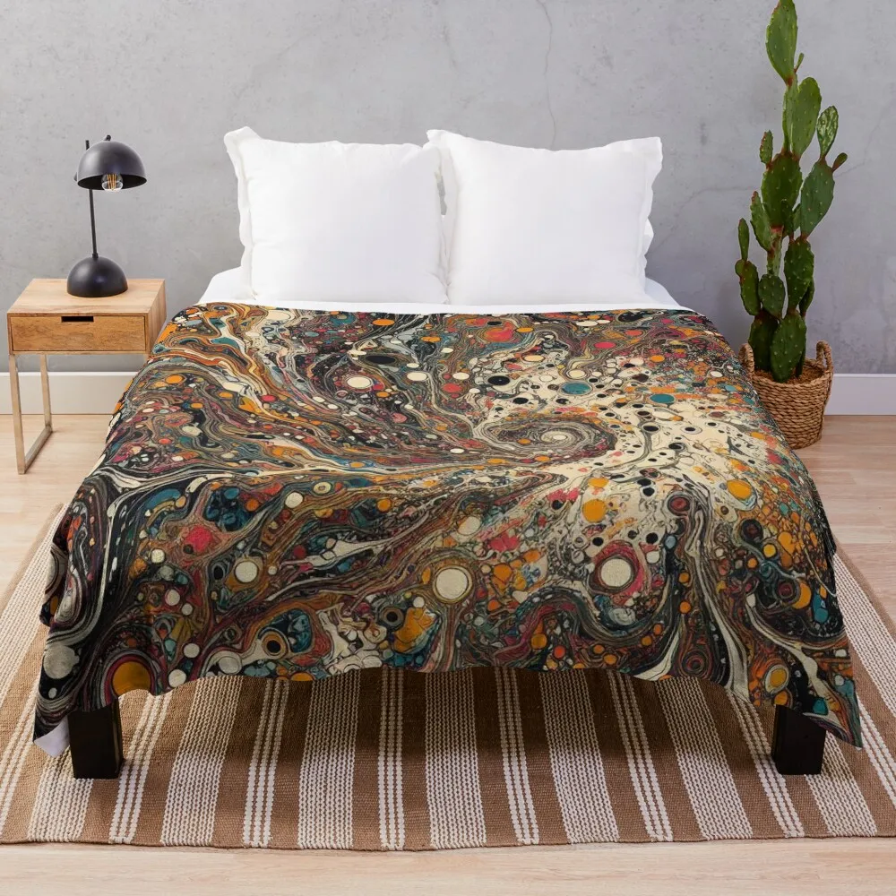 

Abstract art Throw Blanket Summer warm for winter Blankets