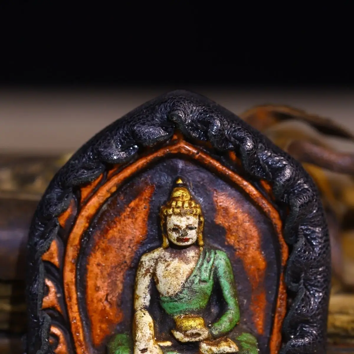 Tibetan Tathagata buddha amulet Statue Sculpture Figurine Home Decoration Accessories