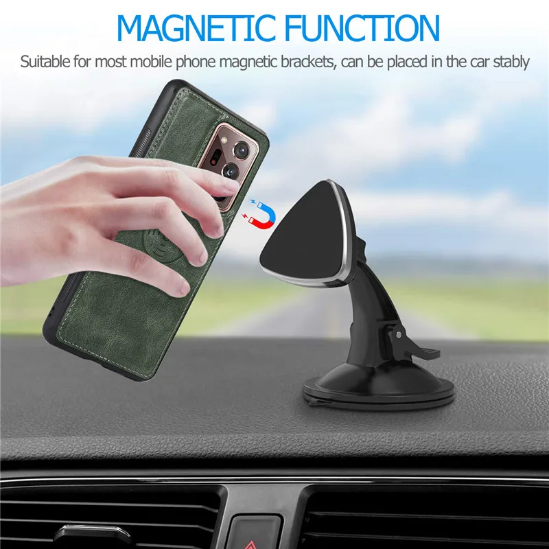 Magnetic Leather Wallet Card Phone Case For Samsung Galaxy A54 A14 A73 A53 A33 A13 A72 A52S A32 A51 A71 Flip Purse Holder Cover