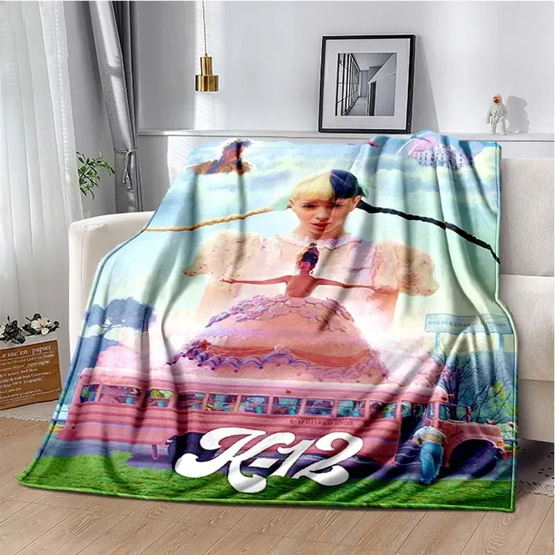 Melanie Martinez PORTALS Throw Blanket, K-12,CRY BABY,Lightweight Warm Sofa Bed Office Car Knee Pads Blankets,Decke