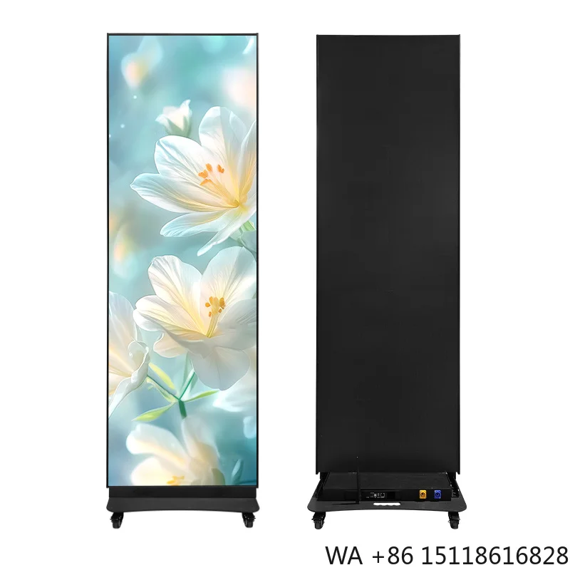VSLED Indoor P2.5 Double Sided LED Advertising Machine 640*1920 Resolution Floor Standing High Definition Poster Screen 2-Year