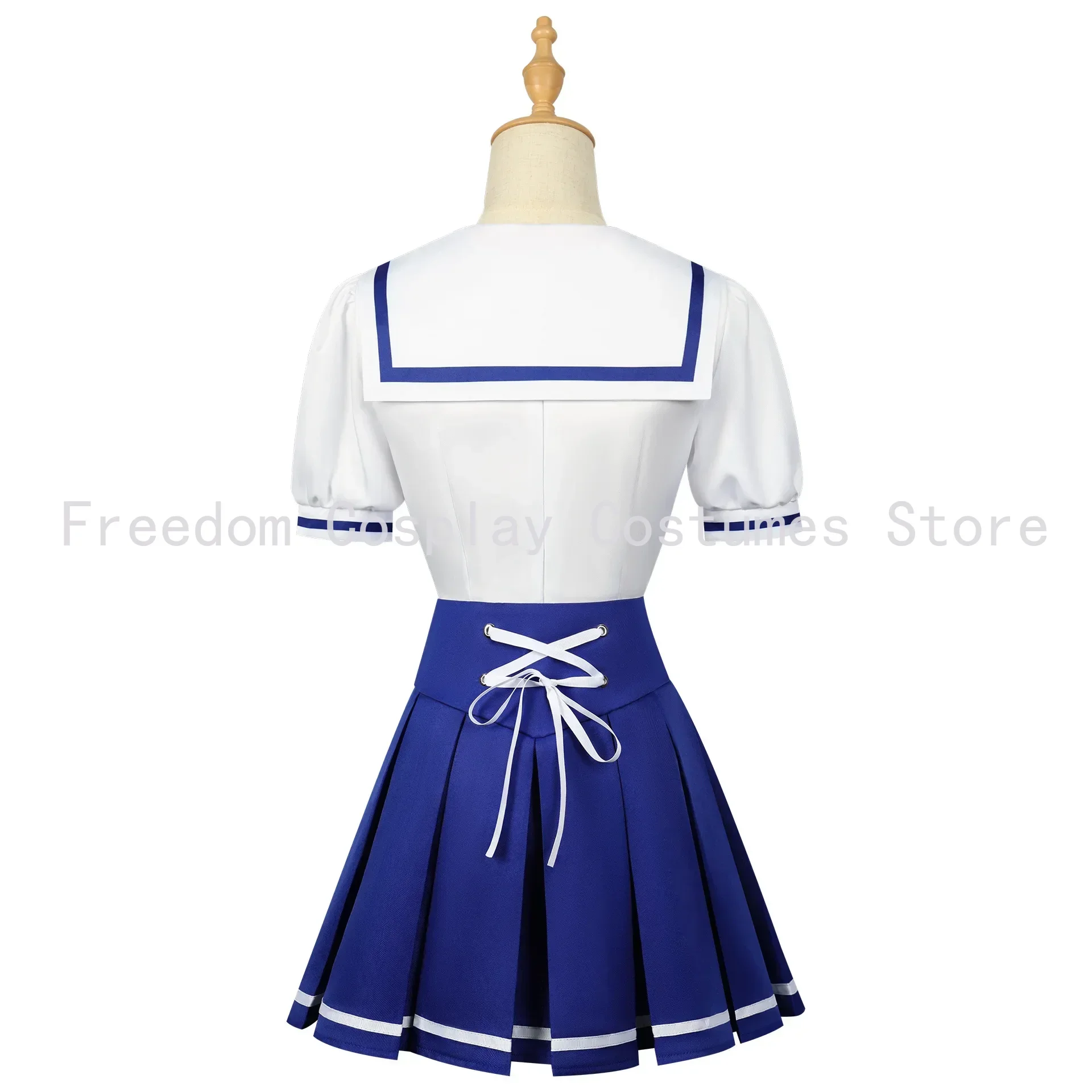 Anime Kanzaki Mizuki Cosplay Game Aikatsu Costume Lolita wig Dress Summer Campus Uniform Halloween Carnival Role Party Set