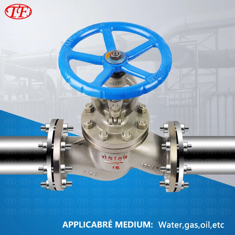 Flanged Globe Valve Manual Power Rising Stem  for WOG&Steam WCB OS&Y Structure J41H  Carbon Steel Cast Steel