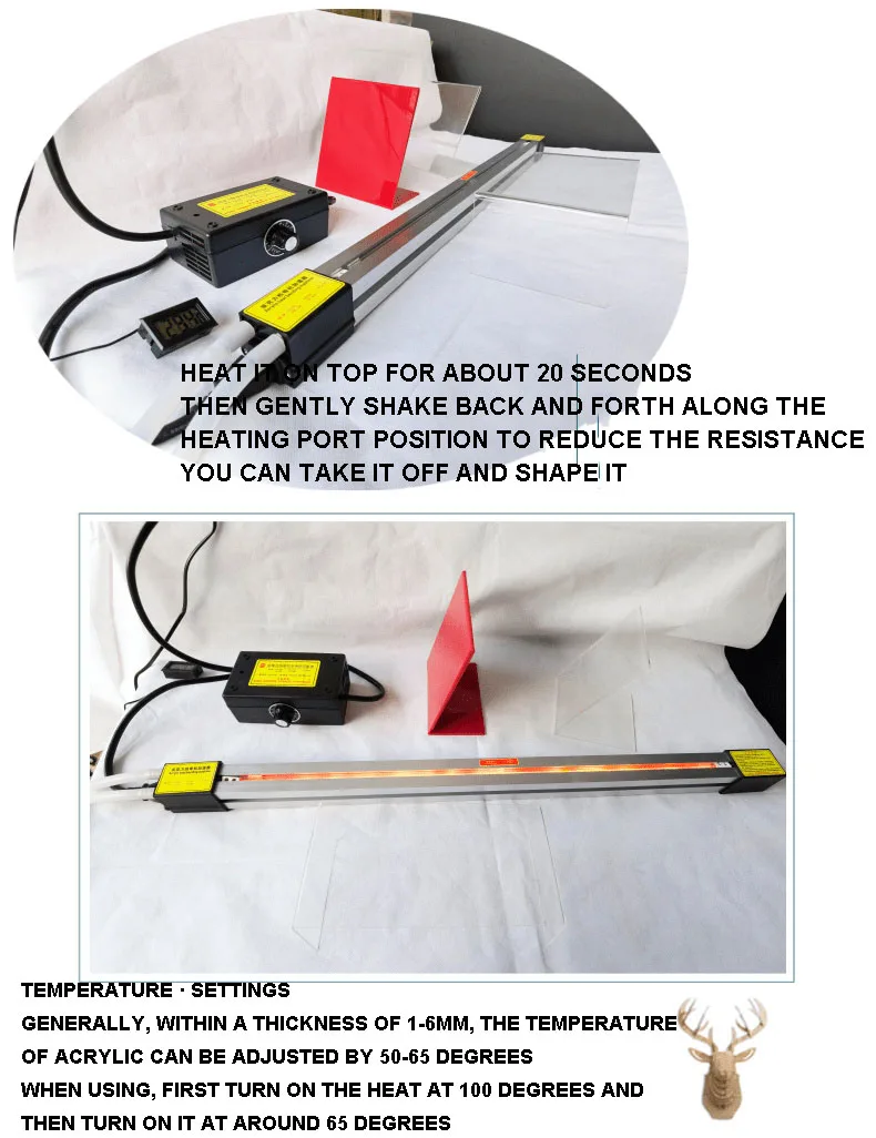 Acrylic Bending Machine Organic Plates Acrylic Hot Bender For Plastic Plates PVC Board Bending Device With Heating Wire