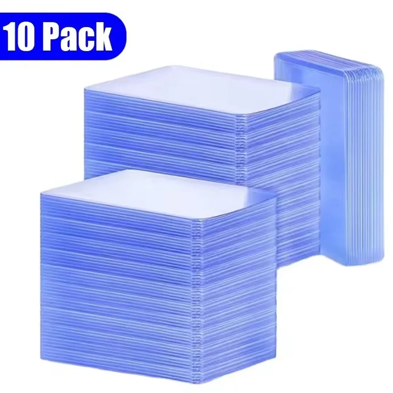 1-10Pcs Clear Trading Protectors 35PT Card Holder Top Loading Clear Protector For Baseball Card Sport Cards Sport Card Protector