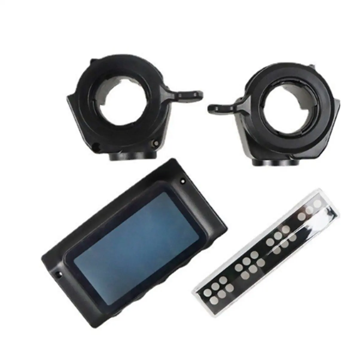update. 2X for 8 Inch Kugoo S1/S2/S3 Electric Scooter LCD Display Monitor Cover Light Guard with Accelerator Brake Thumb Handle