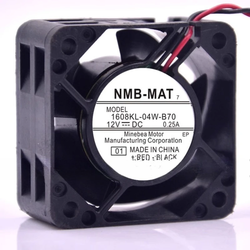 1608KL-04W-B70 NMB Server Cooling Fan NMB-MAT 4cm 4020 12V 0.25A  Axial Flow Inverter Fan