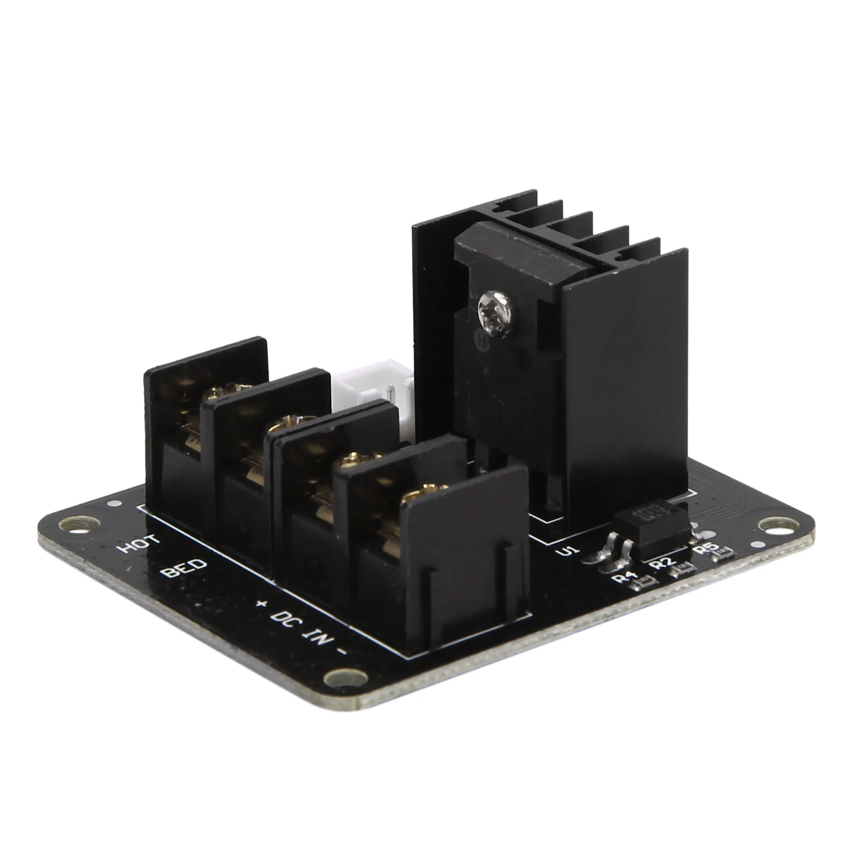 New!!3D Printer Hotbed MOSFET Expansion Module Inc 2Pin Lead Anet A8 A6 A2 Compatible Black