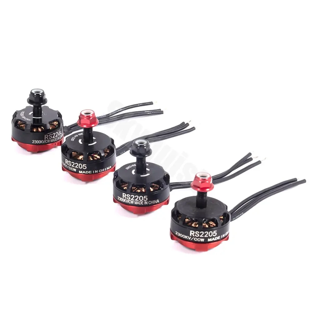 Hot RS2205 2205 2300KV CW + CCW Brushless Motor for RC FPV QAV250 X210 280 Racing Drone Multicopter