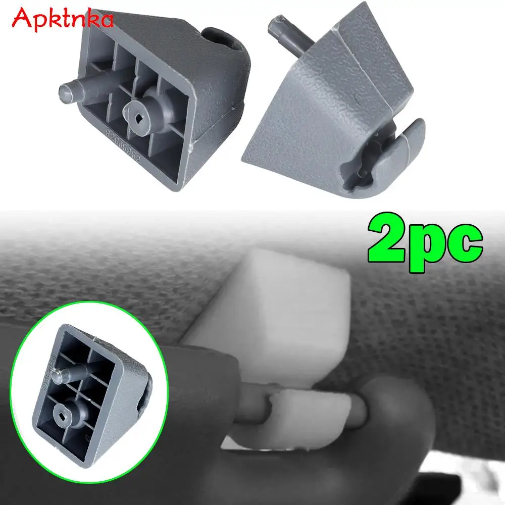 APKTNKA Sun Visor Hook Clips Hanger Holder Buckle Bracket For Opel Astra F Tigra Carlton Cavalier Combo Corsa C Vivaro Vectra A