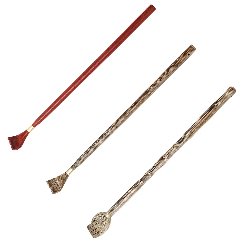 

3 шт., деревянные скребки для спины, длинная ручка, массажные палочки для царапин, скребок для тела, скребок для спины, инструмент для снятия стресса