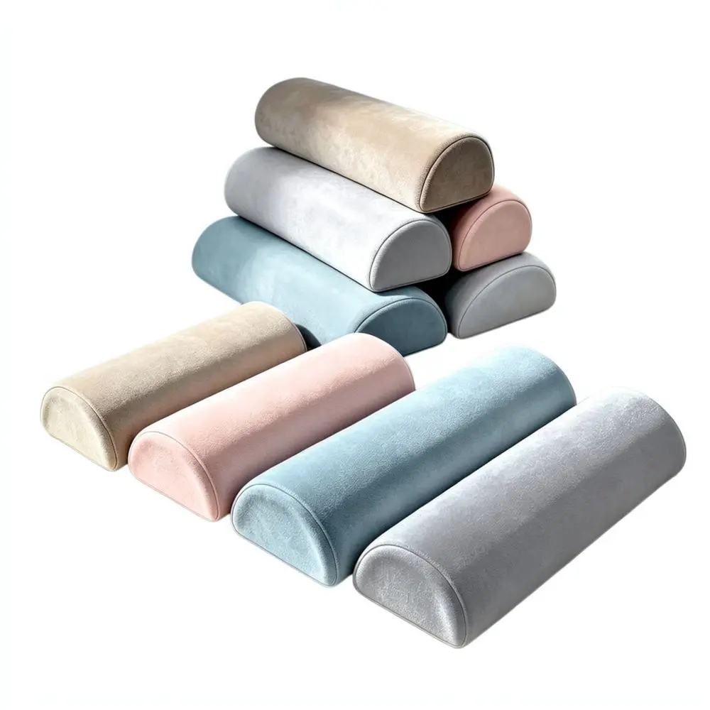 Ergonomic Memory Foam Half Cylinder Leg Pillow For Beauty Salon Treatment Bed Professional Relaxation Support Cushion