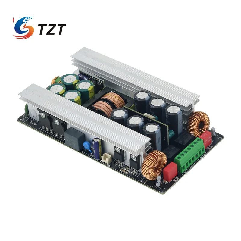 TZT IRS2092S مضخم طاقة رقمي ستيريو مع LCC تحويل التيار الكهربائي 600 واط * 2/700 واط * 2 يمكن جسرها مع حماية مكبر الصوت