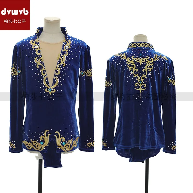 アイススケート Figure Skating Costumes For Boys' Performance Costumes, Children's Adult Men's Styles Ice Skating Clothes
