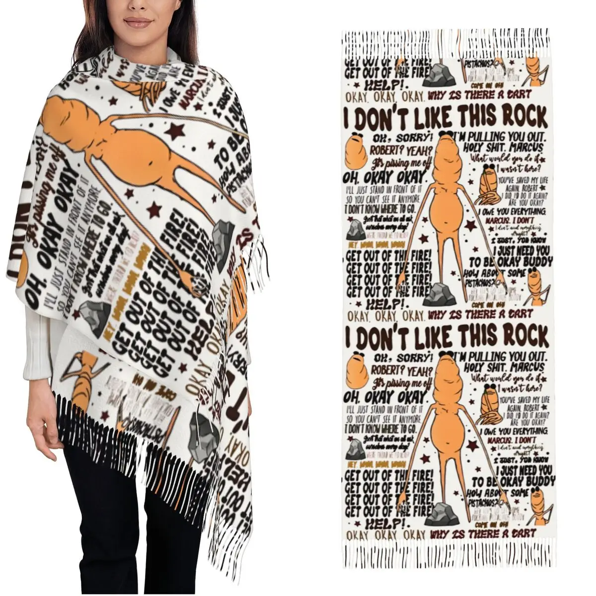 marcus-the-worm-meme-eu-nao-gosto-deste-rock-xales-envoltorios-para-mulheres-inverno-quente-grande-lenco-macio-pashmina-borla-cachecois